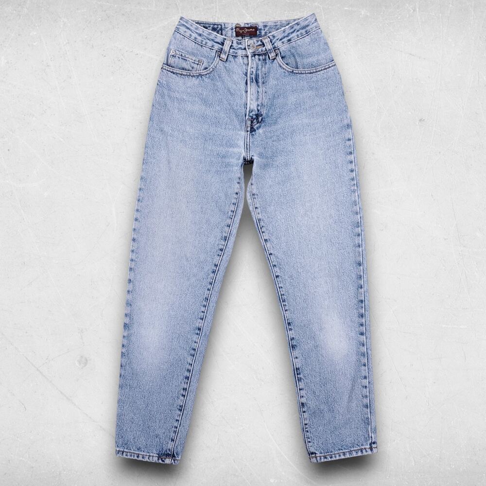 Pepe Betty Jeans Women 7 Blue High Rise Slim Retro Grunge Classic 90s Inspired